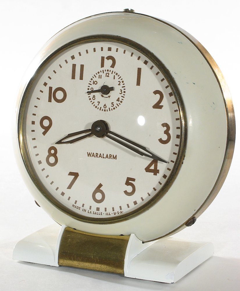 Westclox Baby Ben Style 5 Waralarm Ivory Plain. Westclox Baby Ben Style 5 Waralarm Ivory Plain Clock Example Photo