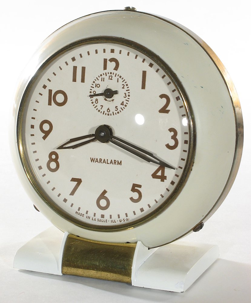 Westclox Baby Ben Style 5 Waralarm Ivory Plain. Westclox Baby Ben Style 5 Waralarm Ivory Plain Clock Example Photo