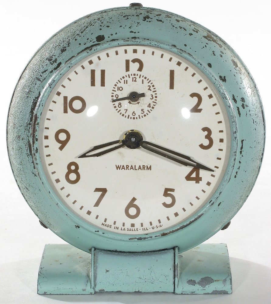 Westclox Baby Ben Style 5 Waralarm Olive Drab. Westclox Baby Ben Style 5 Waralarm Olive Drab Clock Example Photo