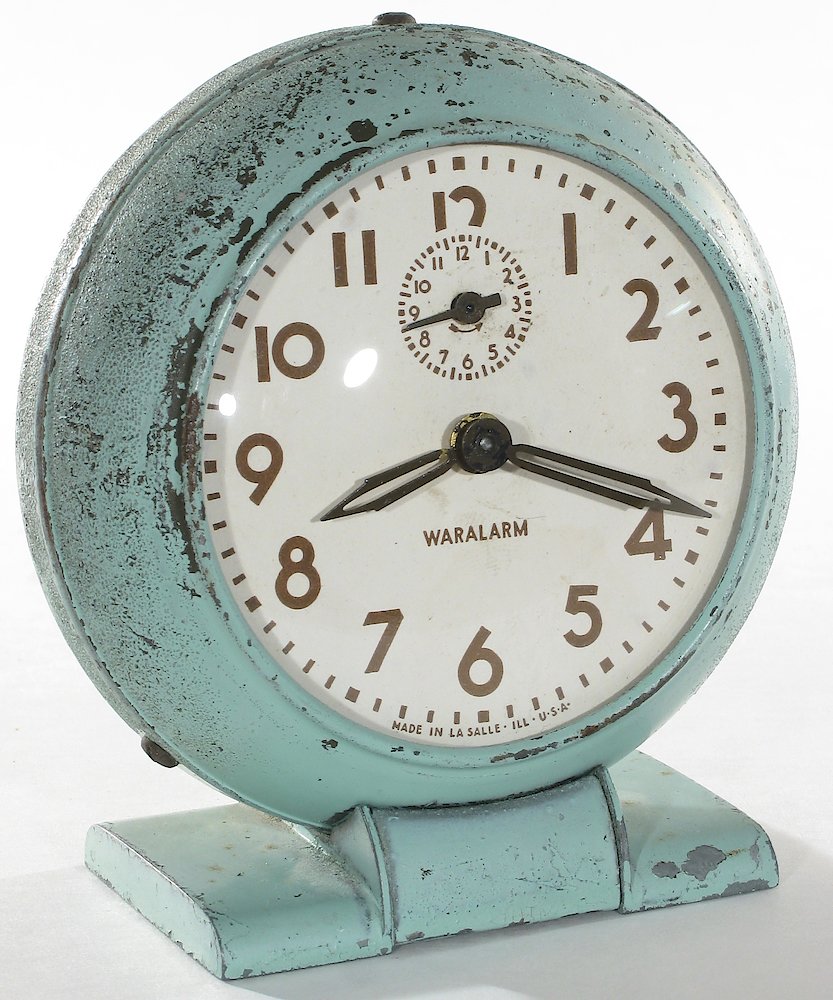 Westclox Baby Ben Style 5 Waralarm Olive Drab. Westclox Baby Ben Style 5 Waralarm Olive Drab Clock Example Photo