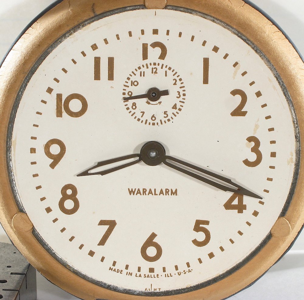 Westclox Baby Ben Style 5 Waralarm Olive Drab. Westclox Baby Ben Style 5 Waralarm Olive Drab Clock Example Photo