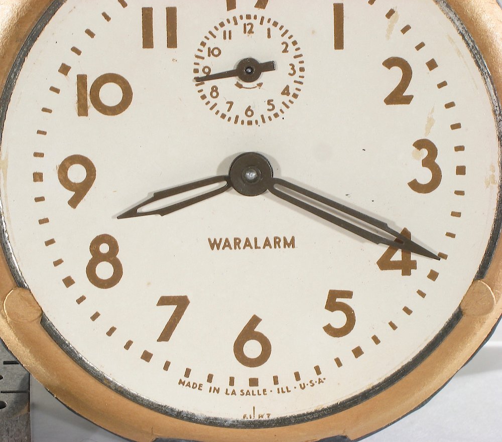 Westclox Baby Ben Style 5 Waralarm Olive Drab. Westclox Baby Ben Style 5 Waralarm Olive Drab Clock Example Photo