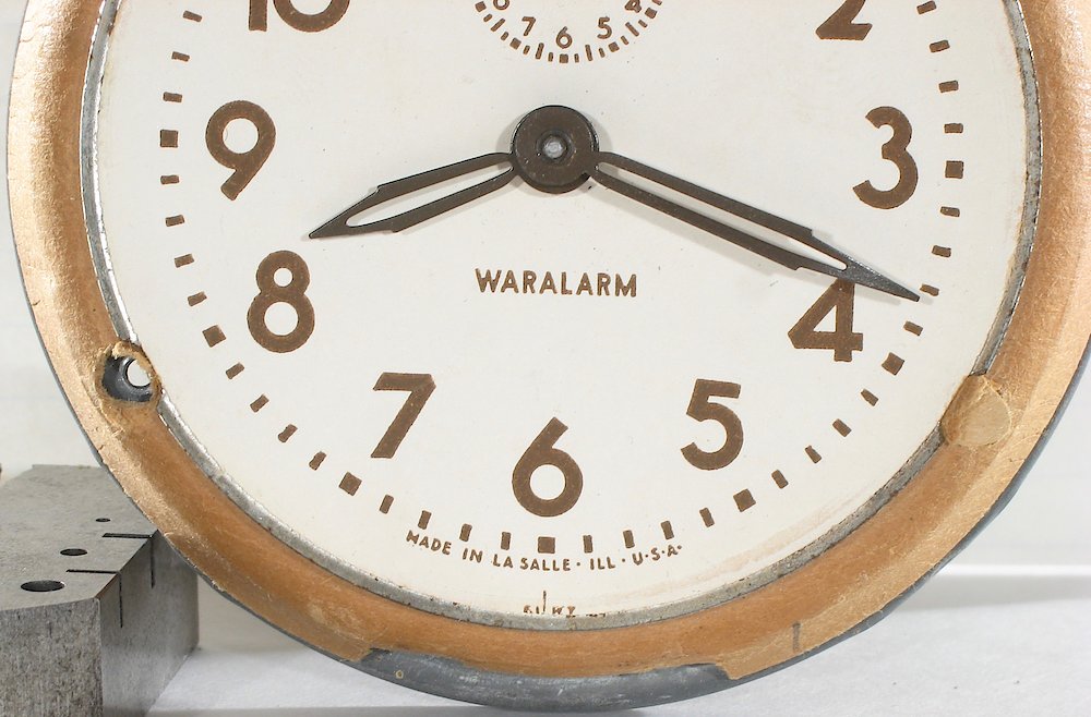 Westclox Baby Ben Style 5 Waralarm Olive Drab. Westclox Baby Ben Style 5 Waralarm Olive Drab Clock Example Photo