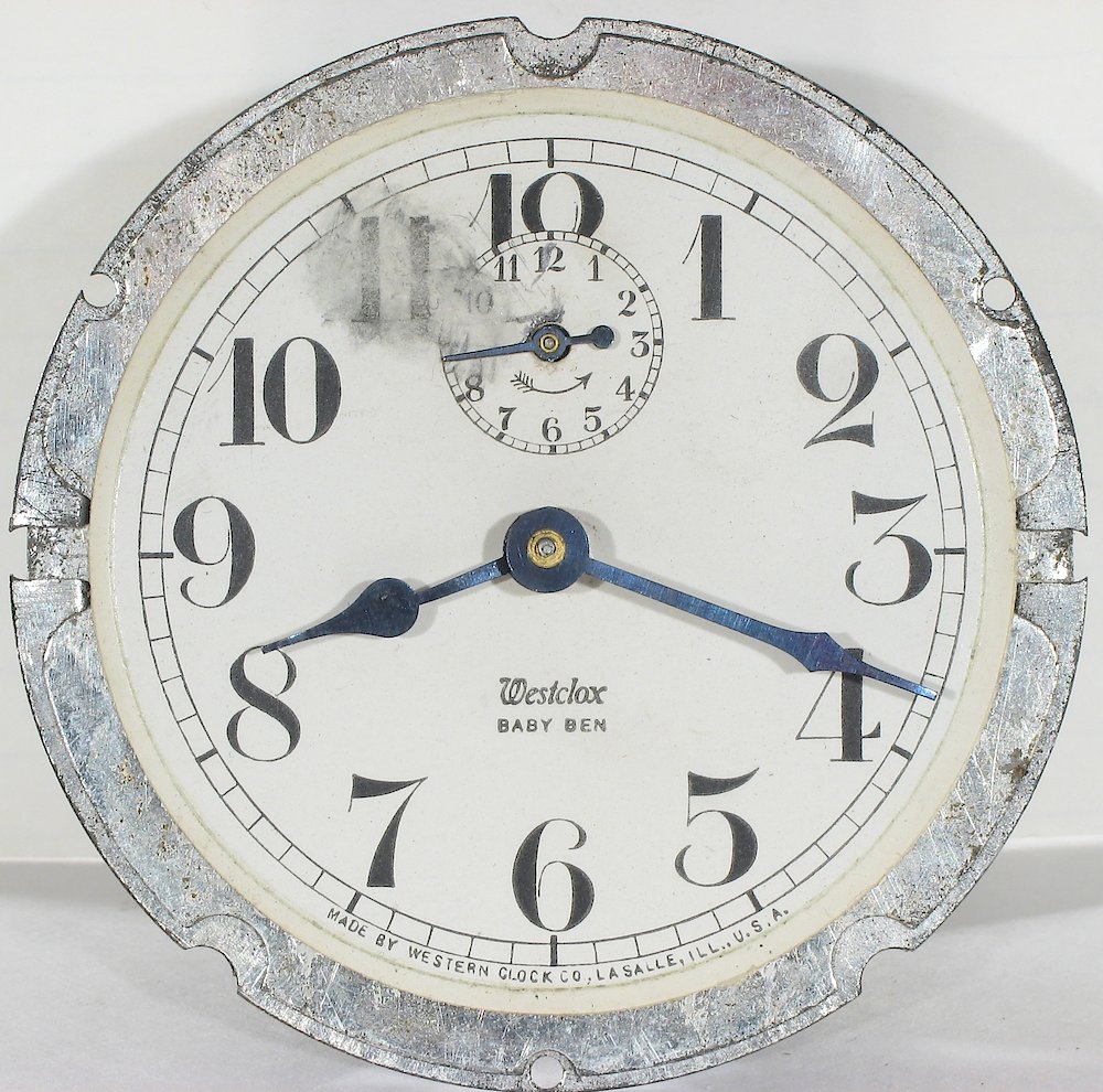 Westclox Baby Ben Style 1 Non Luminous. Westclox Baby Ben Style 1 Non Luminous Clock Example Photo