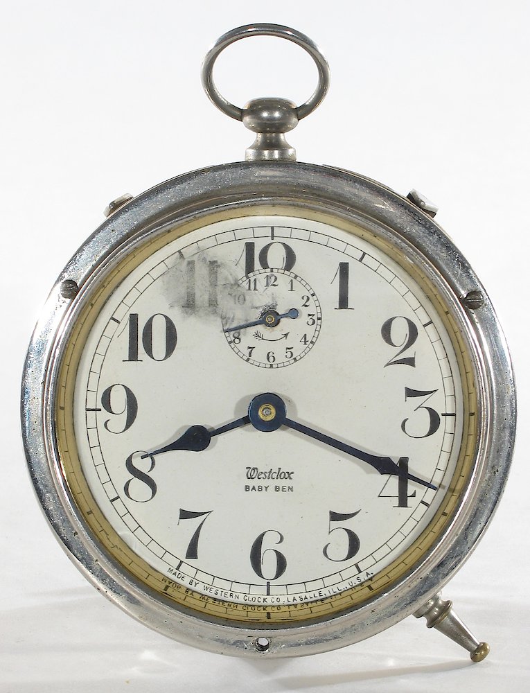 Westclox Baby Ben Style 1 Non Luminous. Westclox Baby Ben Style 1 Non Luminous Clock Example Photo