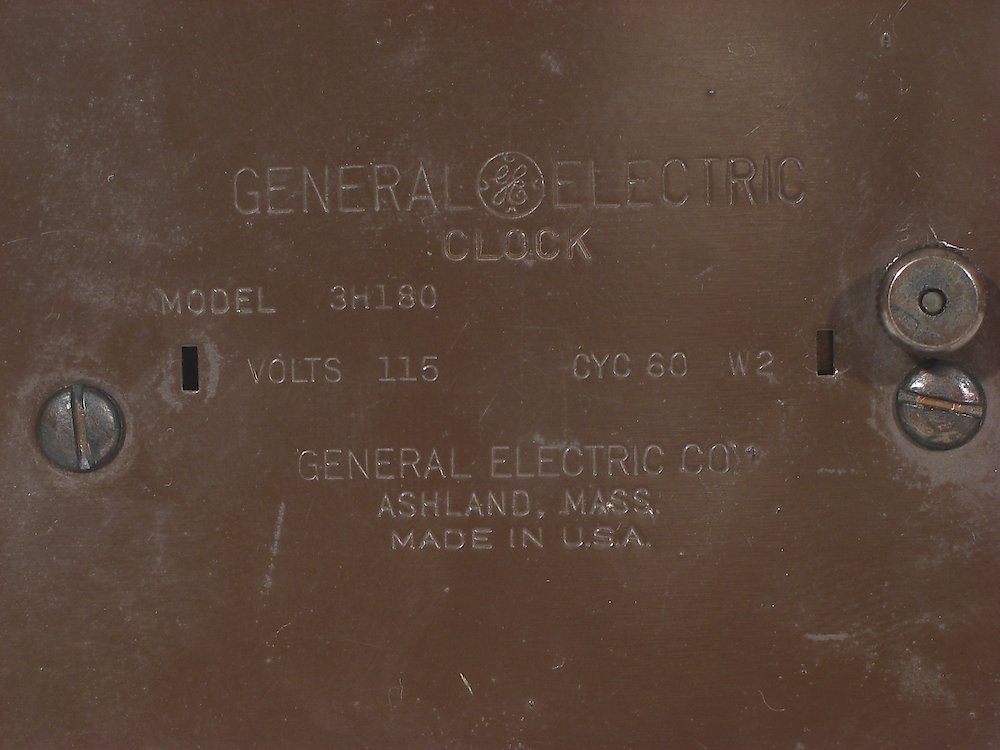 Telechron 3h180. Telechron 3h180 Clock Example Photo