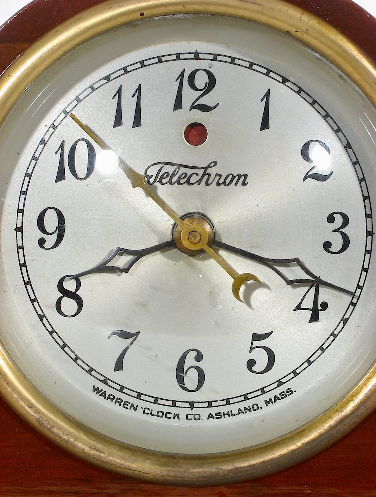 Telechron 331 Plymouth. Telechron 331 Plymouth Clock Example Photo