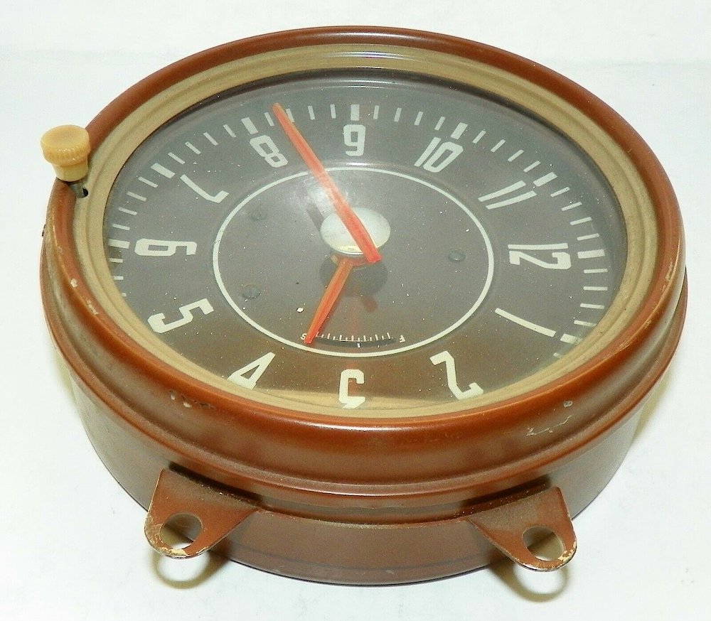 Westclox Round 5 Inch Front Wind Auto Clock. Westclox Round 5 Inch Front Wind Auto Clock Clock Example Photo