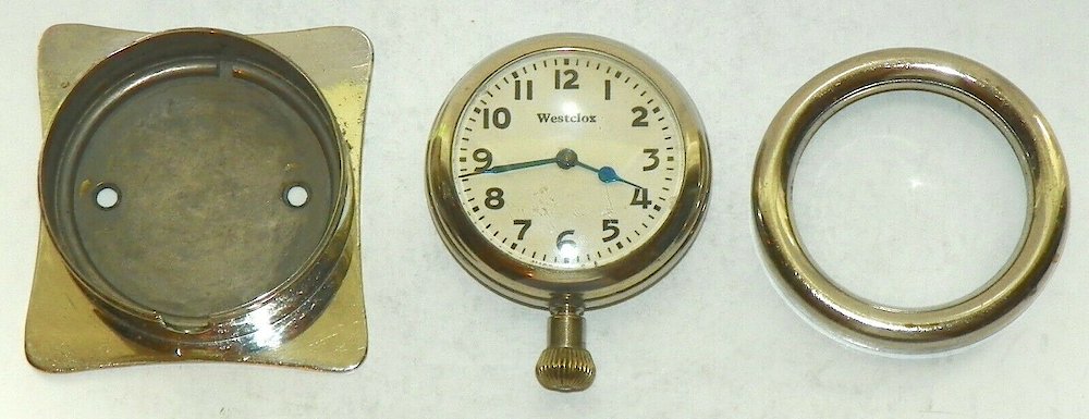 Westclox Auto Clock Plain 1922. Westclox Auto Clock Plain 1922 Clock Example Photo