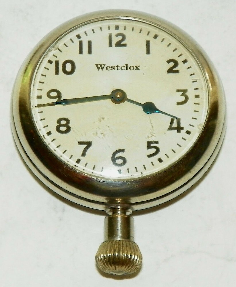 Westclox Auto Clock Plain 1922. Westclox Auto Clock Plain 1922 Clock Example Photo