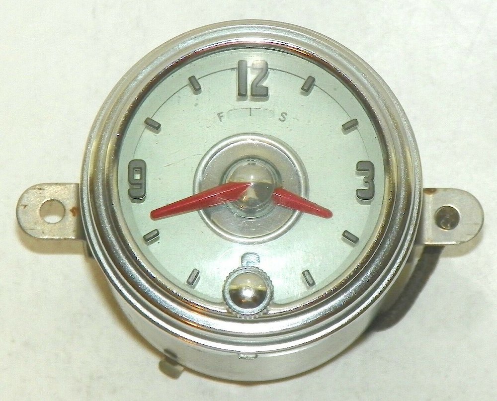 Westclox Auto Clock Electric Round Ca 1948 To 1952. Westclox Auto Clock Electric Round Ca 1948 To 1952 Clock Example Photo