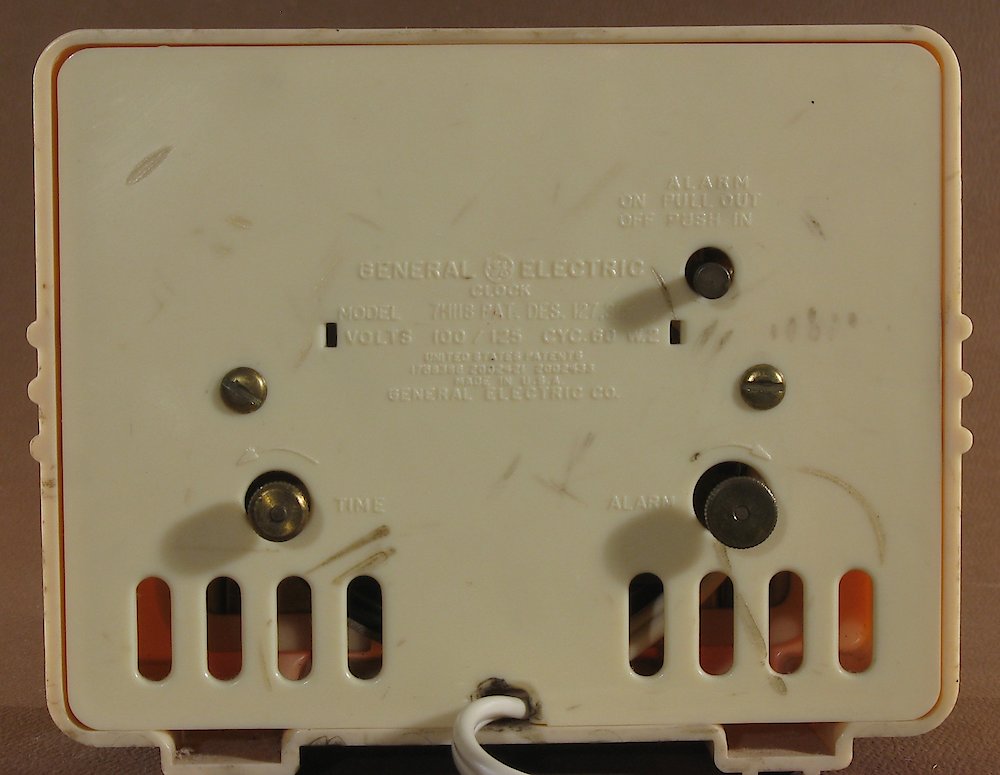 General Electric 7h118l. General Electric 7h118l Clock Example Photo