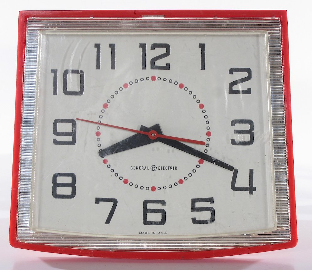 General Electric 2h110 Red. General Electric 2h110 Red Clock Example Photo