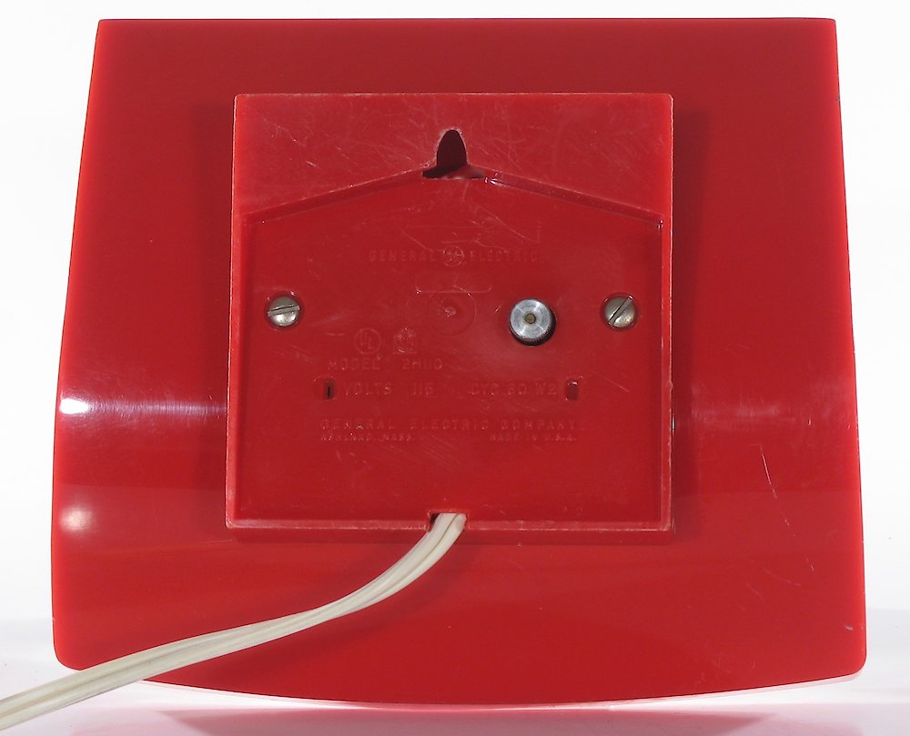 General Electric 2h110 Red. General Electric 2h110 Red Clock Example Photo