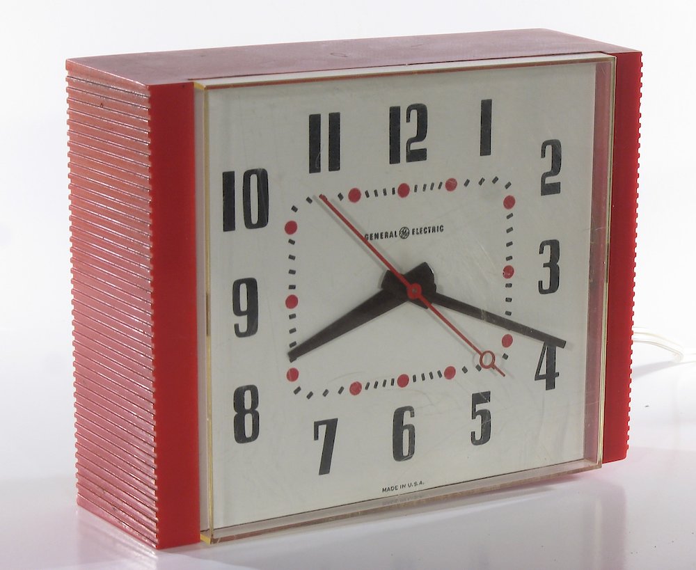 General Electric 2h38 Red. General Electric 2h38 Red Clock Example Photo