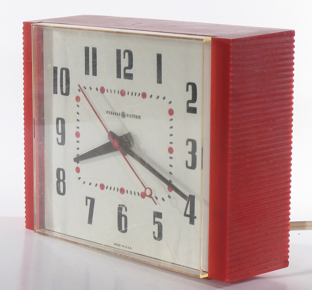 General Electric 2h38 Red. General Electric 2h38 Red Clock Example Photo