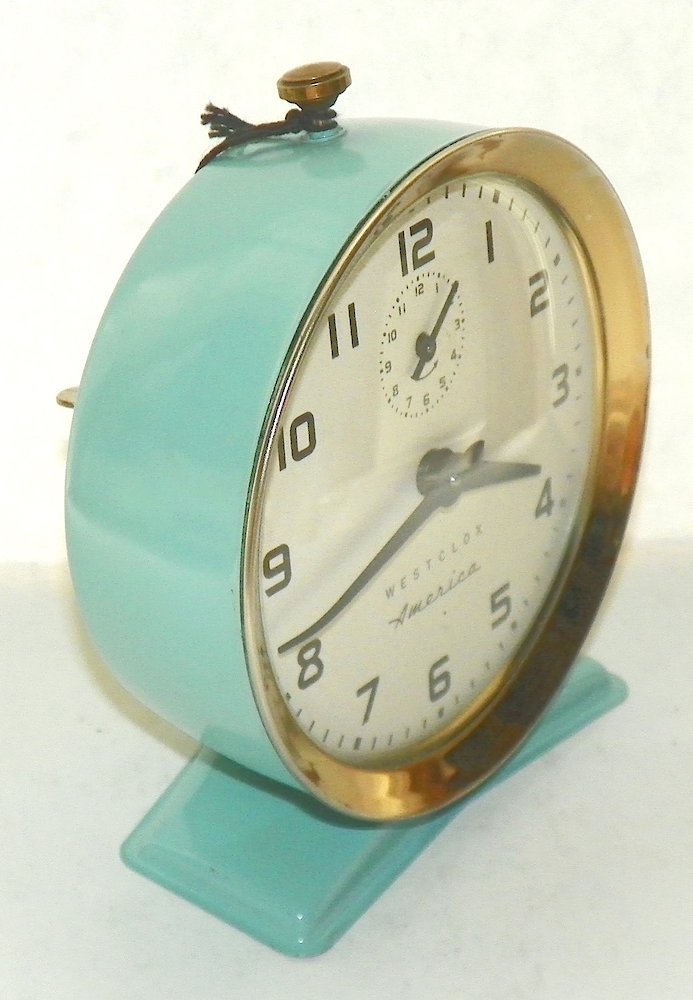 Westclox America Style 6 Blue. Westclox America Style 6 Blue Clock Example Photo