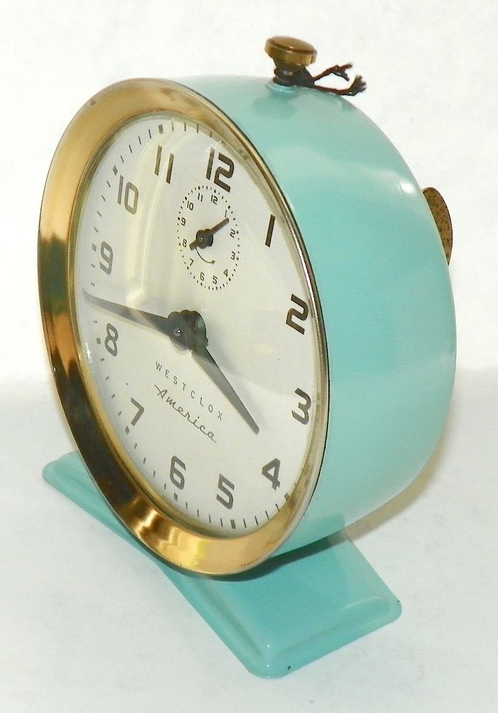 Westclox America Style 6 Blue. Westclox America Style 6 Blue Clock Example Photo