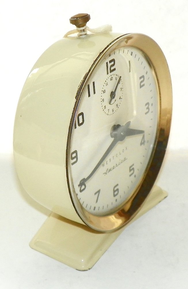 Westclox America Style 6 Ivory. Westclox America Style 6 Ivory Clock Example Photo