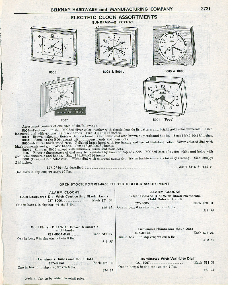 1961 Belknap Hardware and Manufacturing Company Catalog > 2731