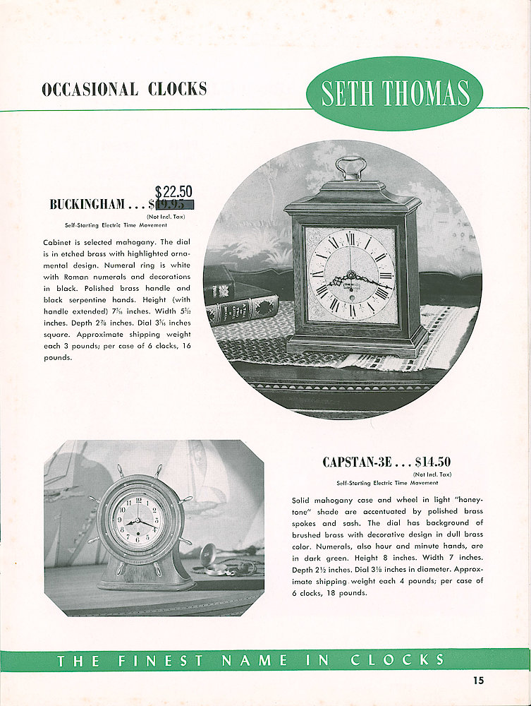 Seth Thomas Clocks, Since 1913, the Finest Name in Clocks > 15