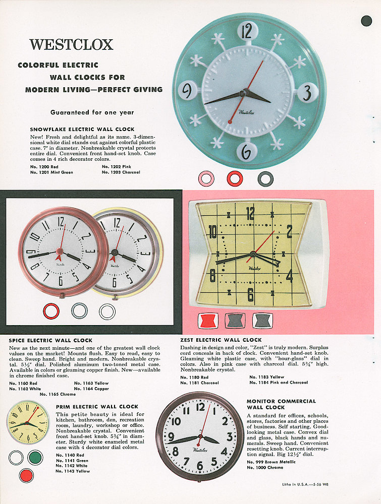 Westclox 1956 Brochure > 2