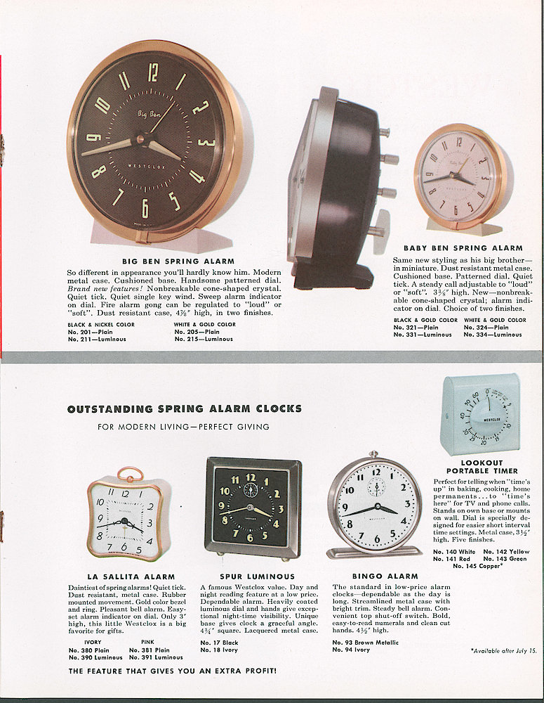 Westclox 1956 Catalog > 3