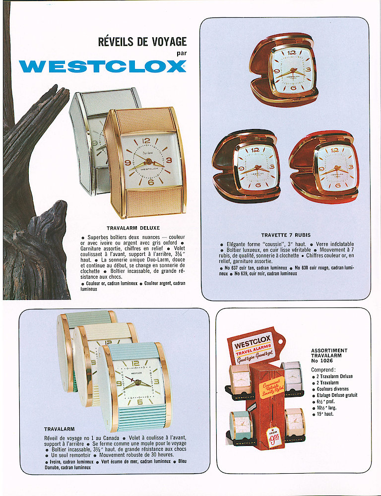 Westclox Canada 1964 Catalog, French > 4