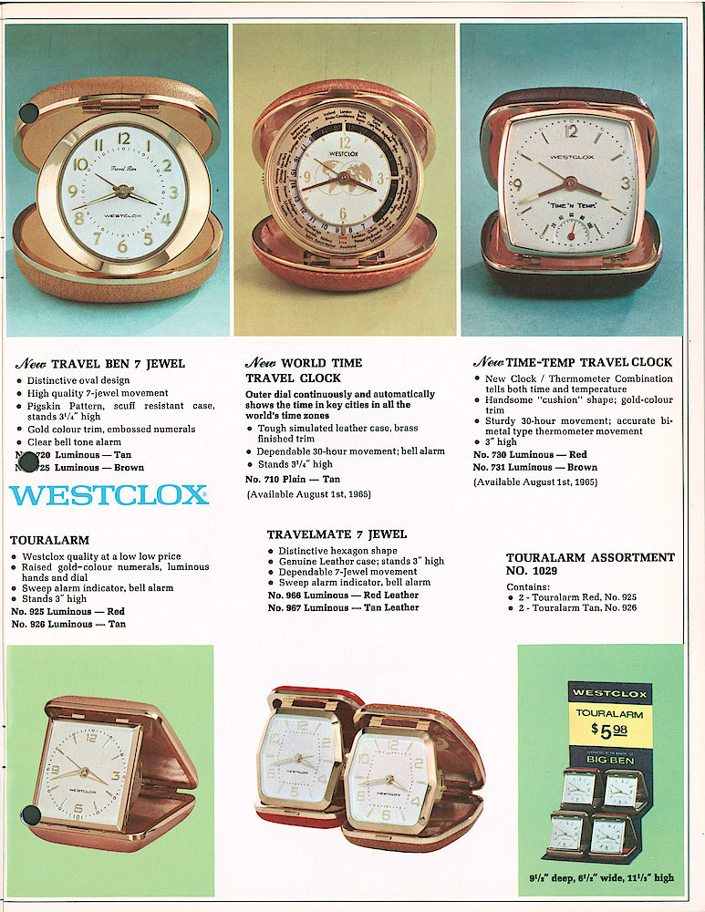 Westclox Canada 1965 Catalog > 5