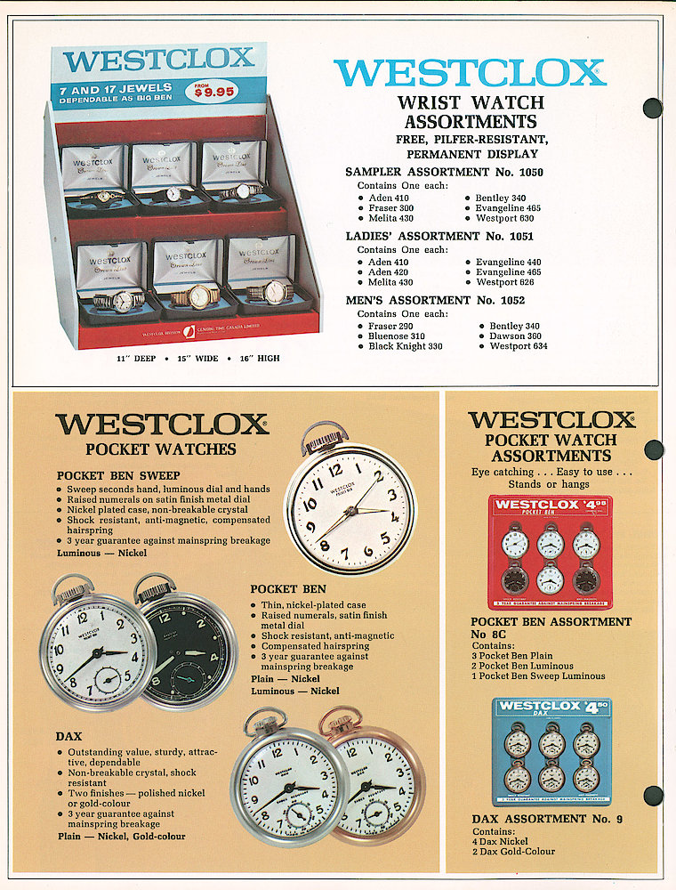 Westclox Canada 1965 Catalog > 8