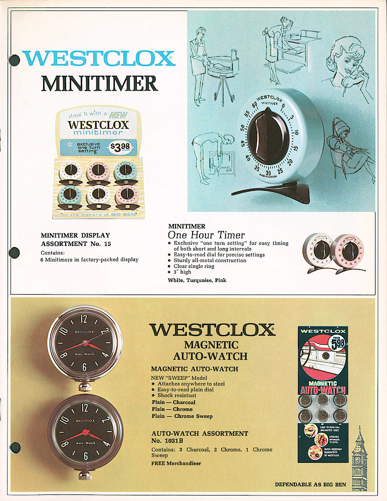 Westclox Canada 1965 Catalog > 9