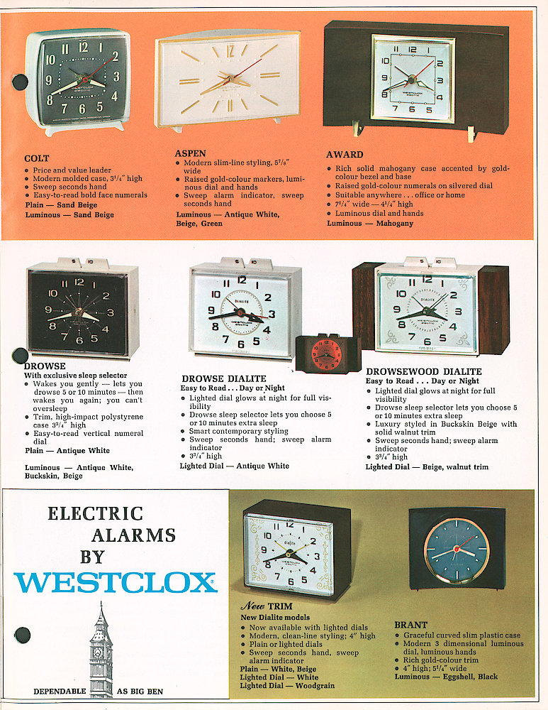 Westclox Canada 1965 Catalog > 11