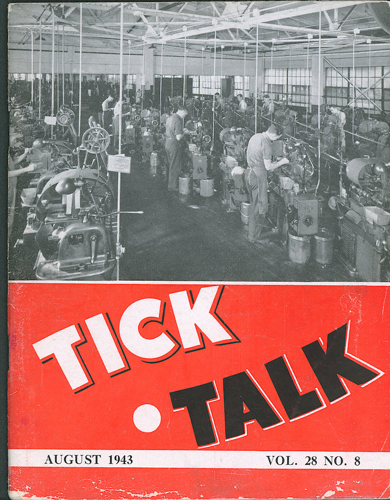 Westclox Tick Talk, August 1943, Vol. 28, No. 8 > F. Factory: The Auto Screw Department