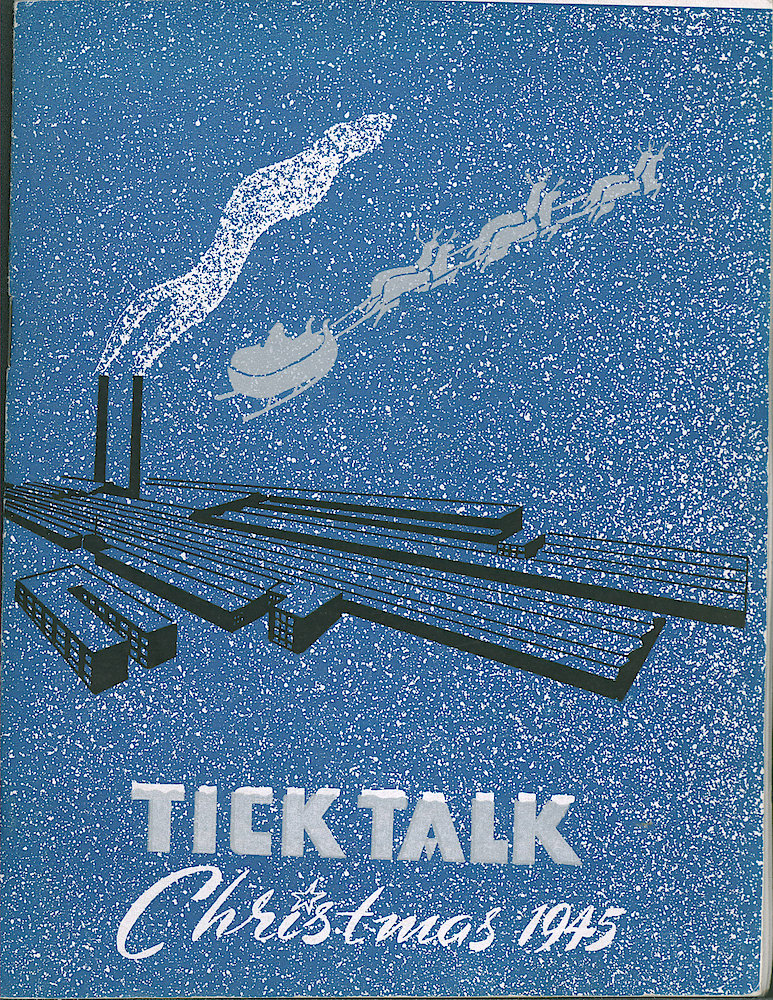 Westclox Tick Talk, December 1945, Vol. 30 No. 12 > F. Picture: Beautiful Christmas Cover