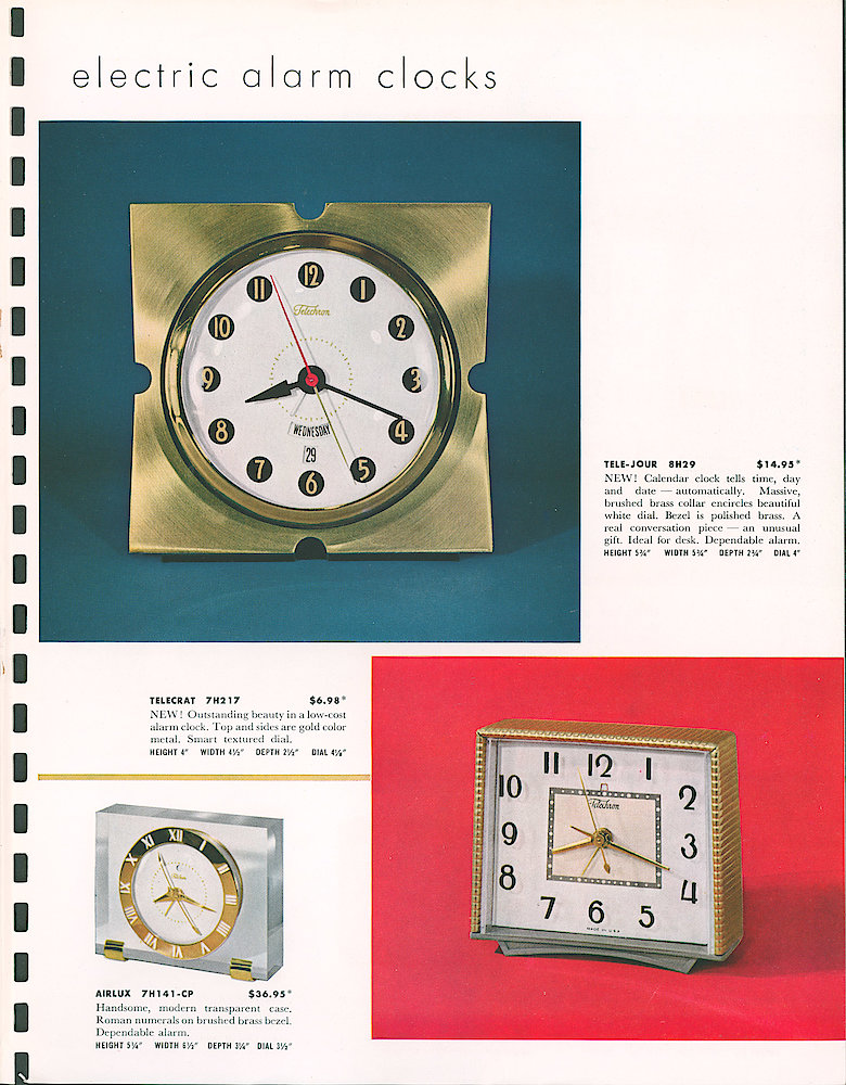 Telechron 1954 - 55 Catalog > 5