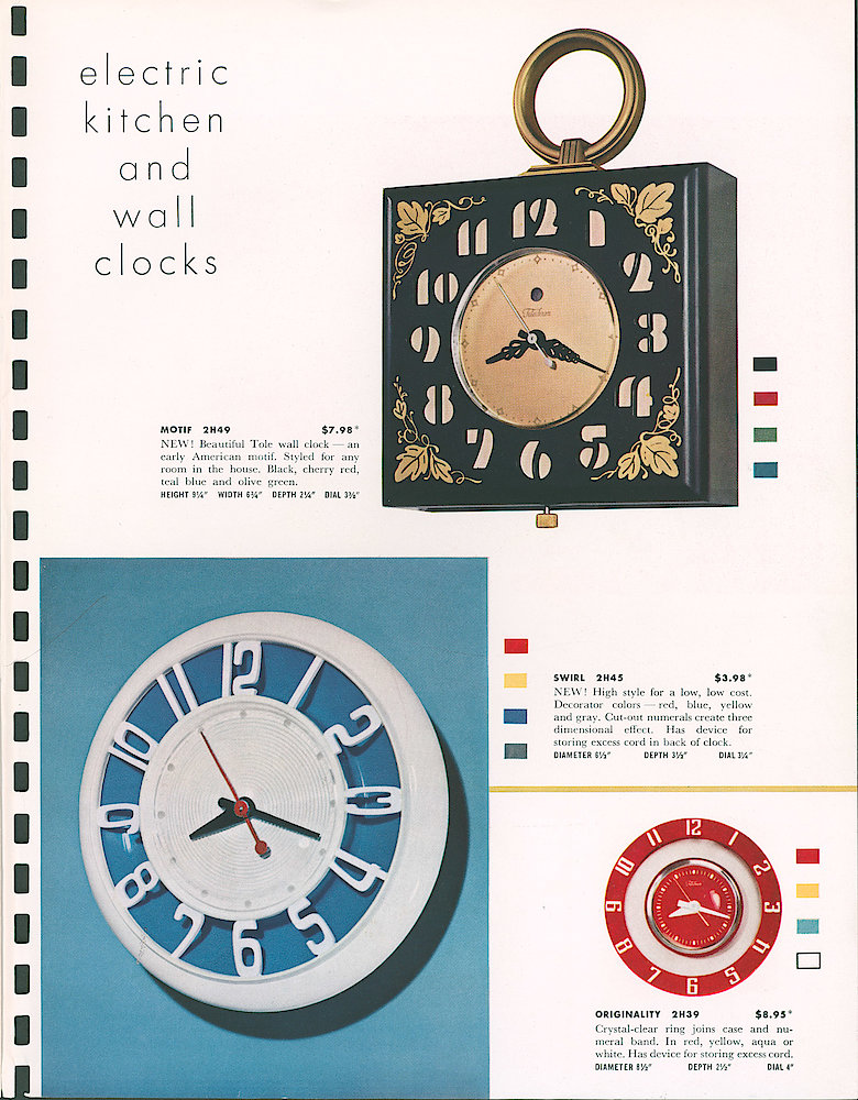 Telechron 1954 - 55 Catalog > 7