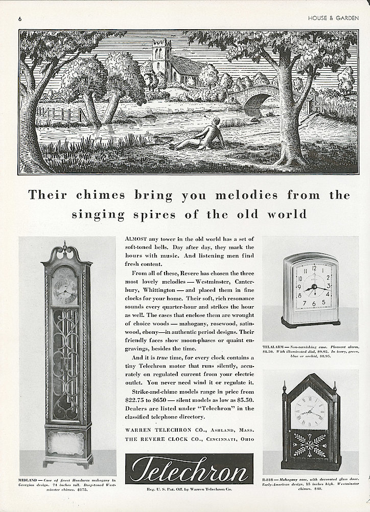 March 1932 House & Garden Magazine, p. 6