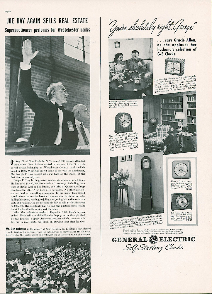 Year 1937 Life Magazine, p. 77