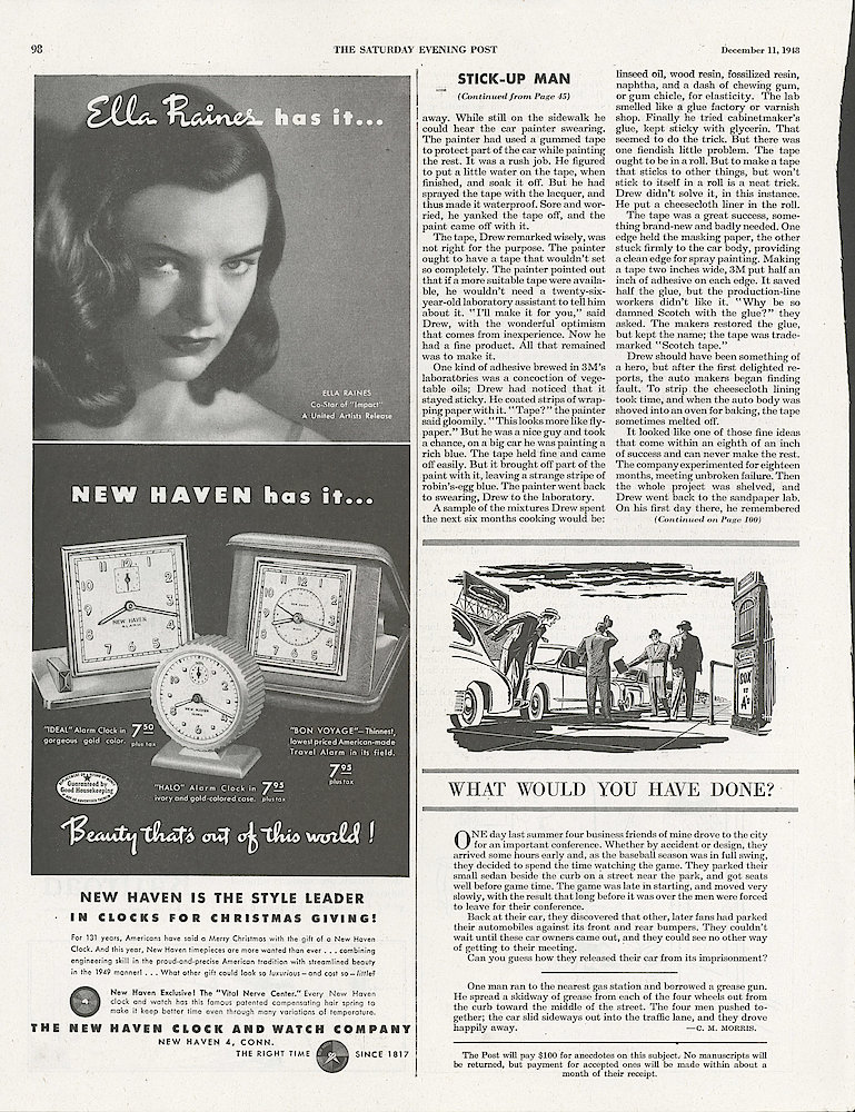 December 11, 1948 Saturday Evening Post, p. 98