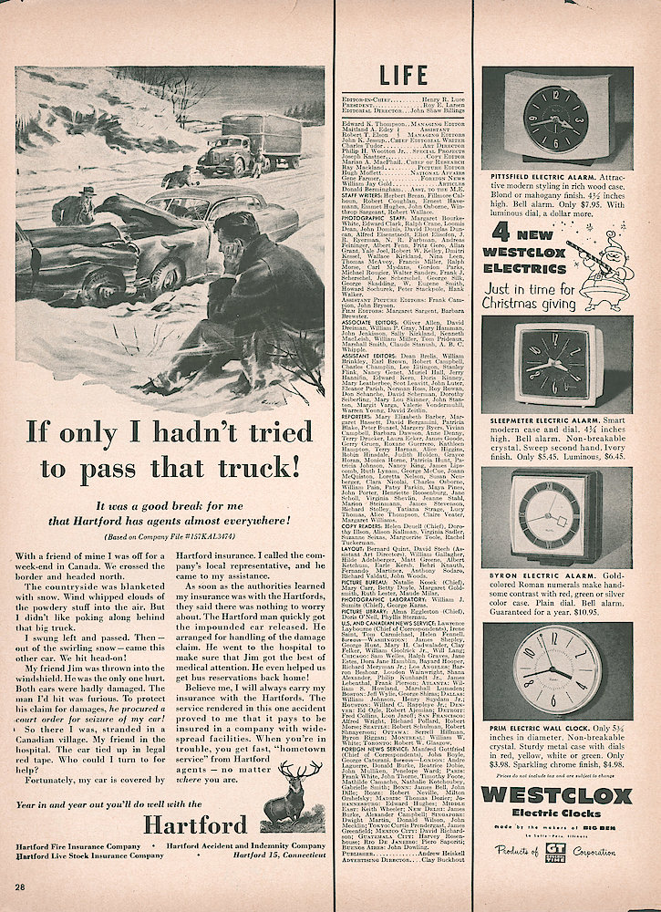 Year 1954 Life Magazine, p. 28