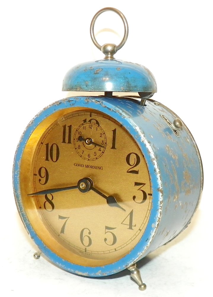 Westclox Good Morning America Style 2a Blue. Westclox Good Morning America Style 2a Blue Alarm Clock Model Photo