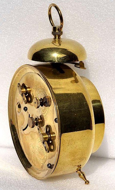 Westclox La Reine Lookout Style 1 Brass. Westclox La Reine Lookout Style 1 Brass Clock Example Photo