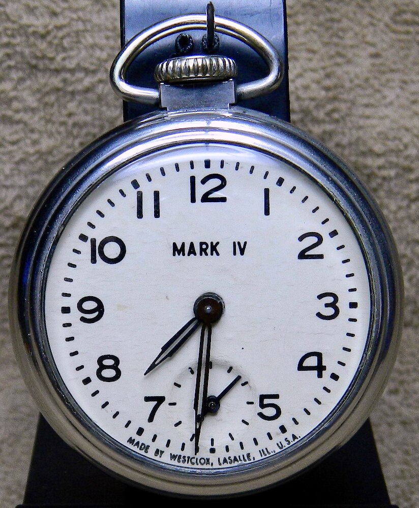 Westclox Mark Iv Pocket Watch. Westclox Mark Iv Pocket Watch Watch Example Photo