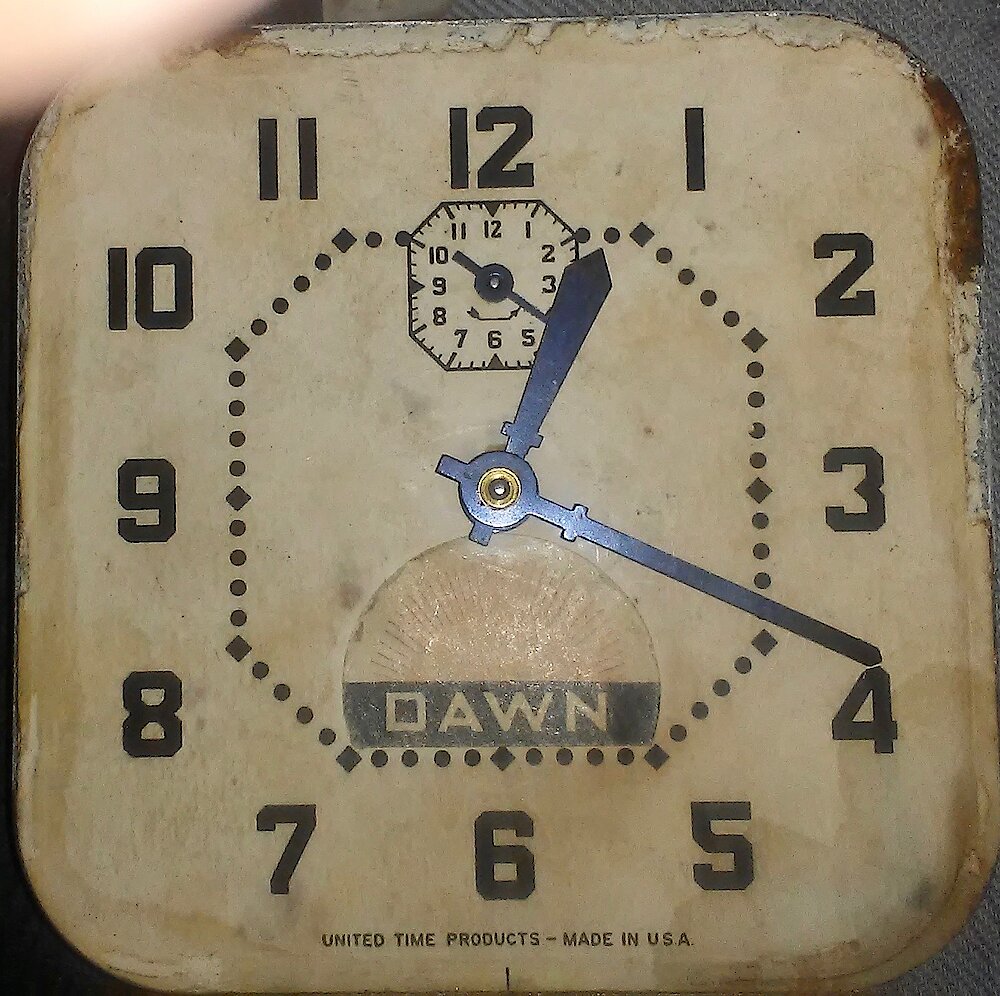 Westclox Dawn Electric Time Switch. Westclox Dawn Electric Time Switch Clock Example Photo