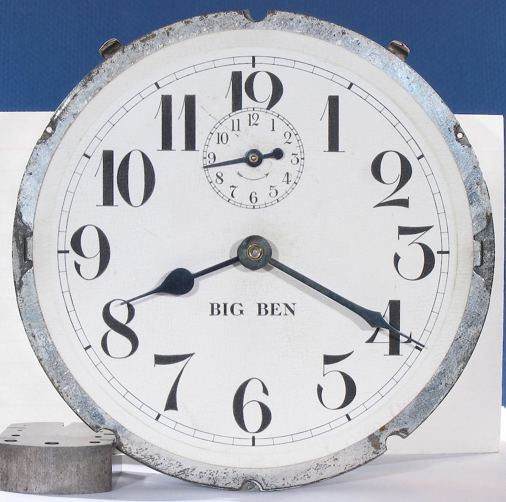 Westclox Big Ben Style 1 Nickel. Westclox Big Ben Style 1 Nickel Clock Example Photo