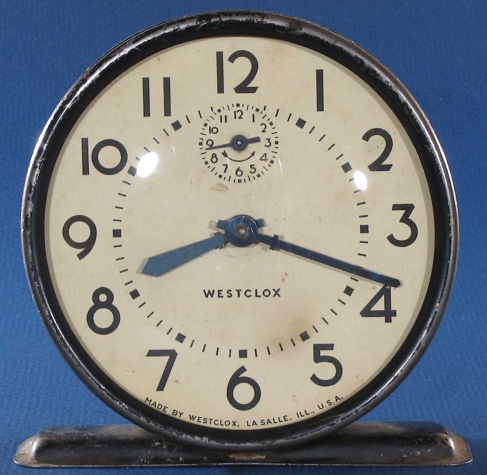 Westclox Raven. Westclox Raven Clock Example Photo