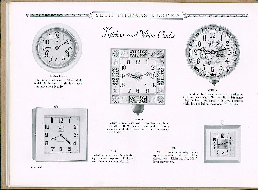 Seth Thomas Clocks > 30