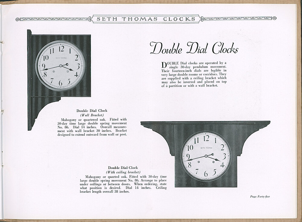 Seth Thomas Clocks > 45