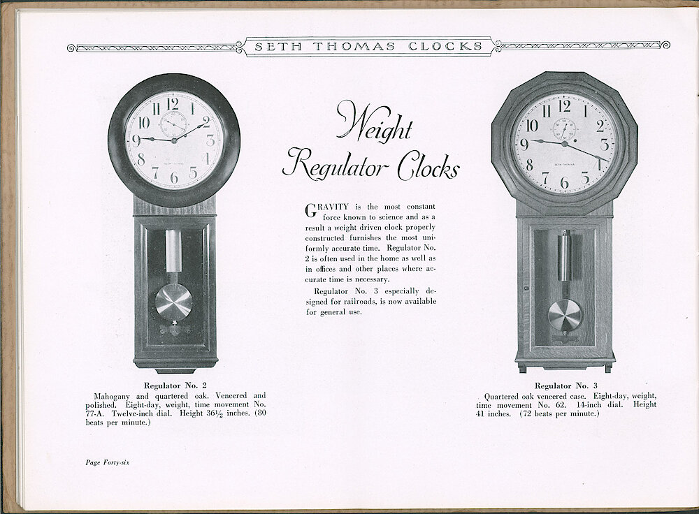 Seth Thomas Clocks > 46