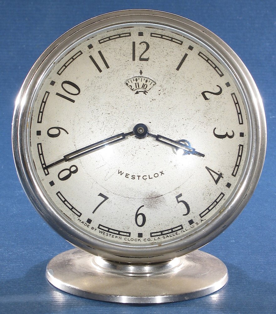 Westclox La Salle Style 2 Plain. Westclox La Salle Style 2 Plain Clock Example Photo